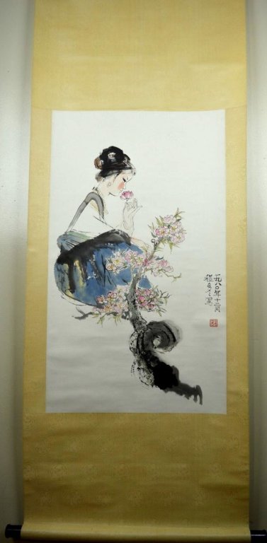 Chinese Ink & Color Figure Painting (1 of 9)