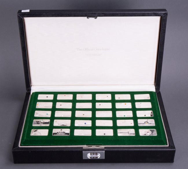 フランクリンミント　シルバー　The Official Gem-Ingots Franklin Mint - The Silver Gem Ingots of The World - 30