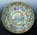 Chinese Enameled Porcelain Rose Medallion Punch