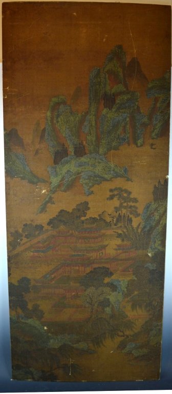 Antique Ming Style Chinese Painting on Silk (1 of 6)