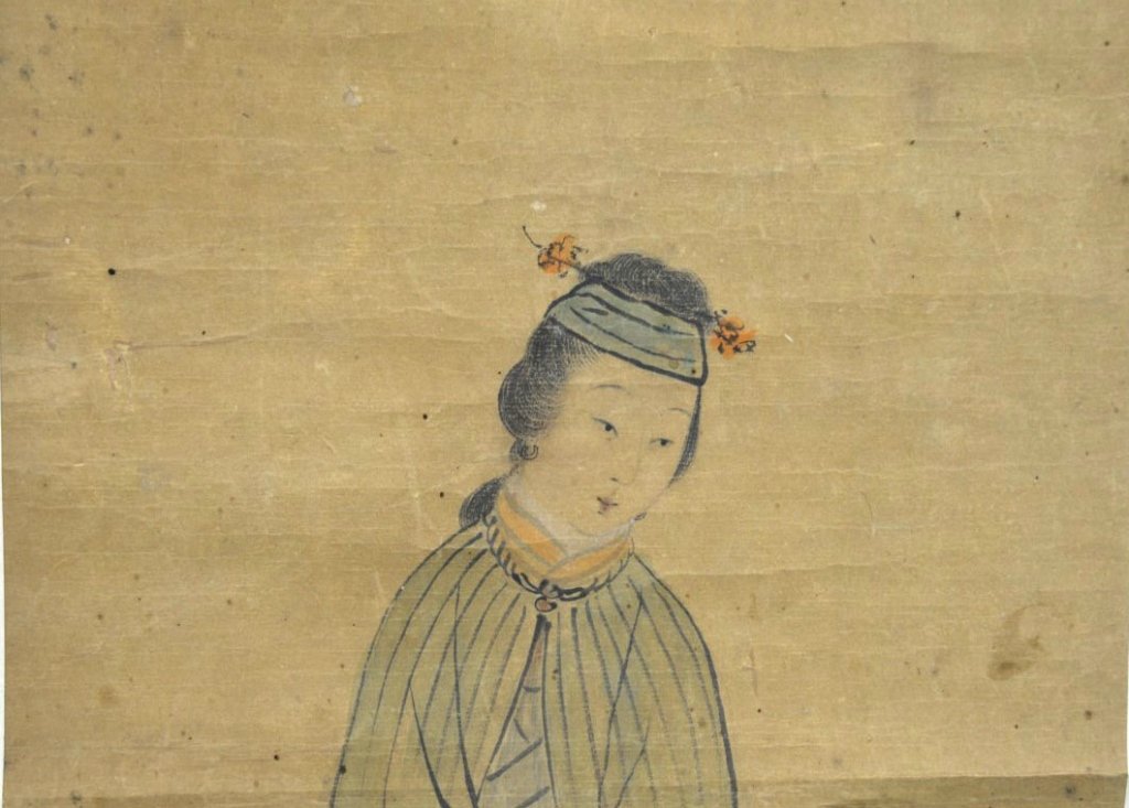 Li Hao, Ink & Color on Paper Scroll Painting (1 of 4)