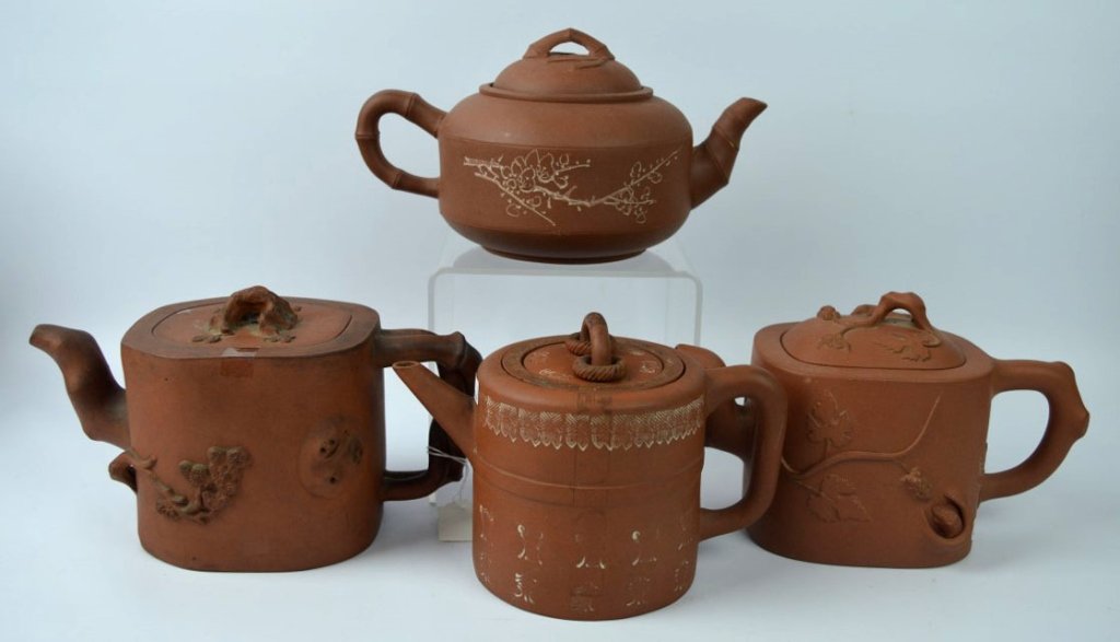 4 - Good 20th C Chinese Yixing Teapots (1 of 7)