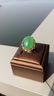 18K Gold Large Bright green jadeite diamond Ring - 9