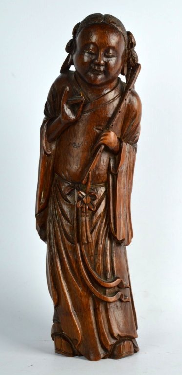 Large Chinese Qing Dynasty Bamboo Carving (1 of 8)