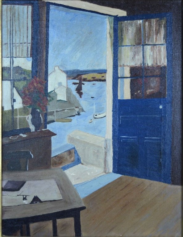 Elron Manles, "Cape Cod Harbor, Provincetown" 1940 (1 of 7)