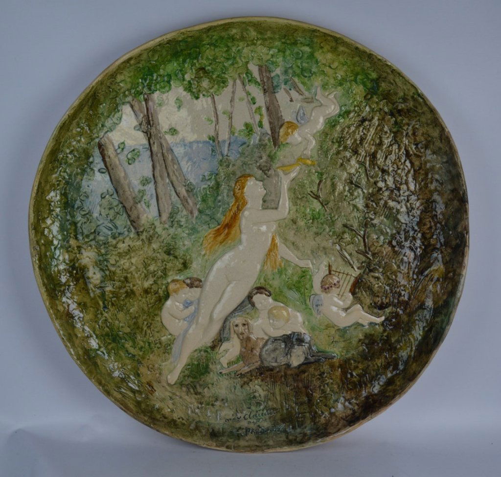 Max Claudet, "d'apres Prudhon" Exhibition Charger (1 of 8)