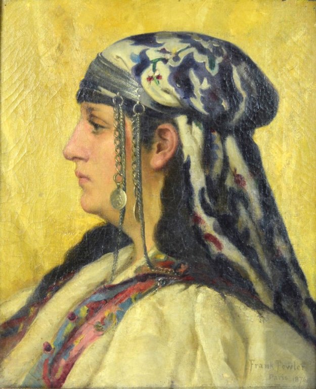 Frank Fowler; "Arab Woman,"Paris 1876 (1 of 9)