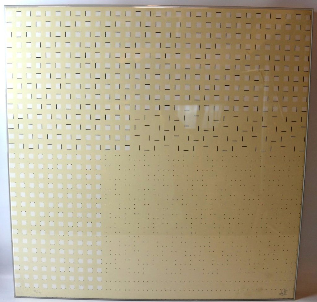 Jesús Rafael Soto, Silk Screen 37/100, Denise Rene (1 of 7)