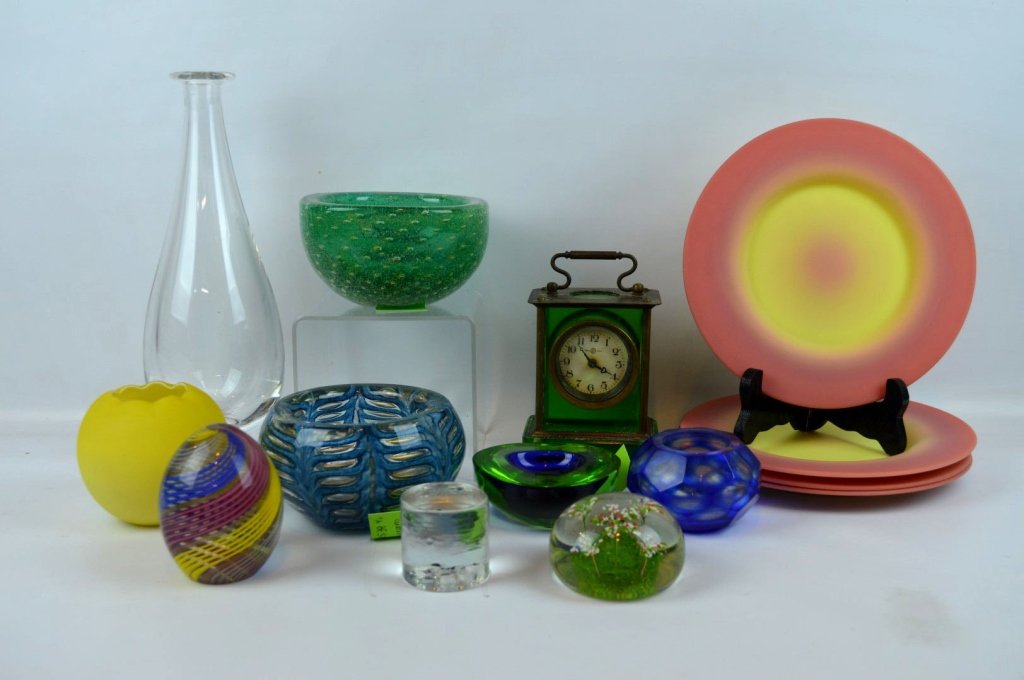 12 Piece - Group of Venetian & American Art Glass (1 of 10)