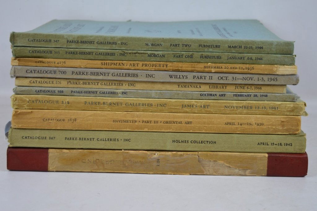 10 Rare Parke Bernet Catalogues w Chinese Art (1 of 6)