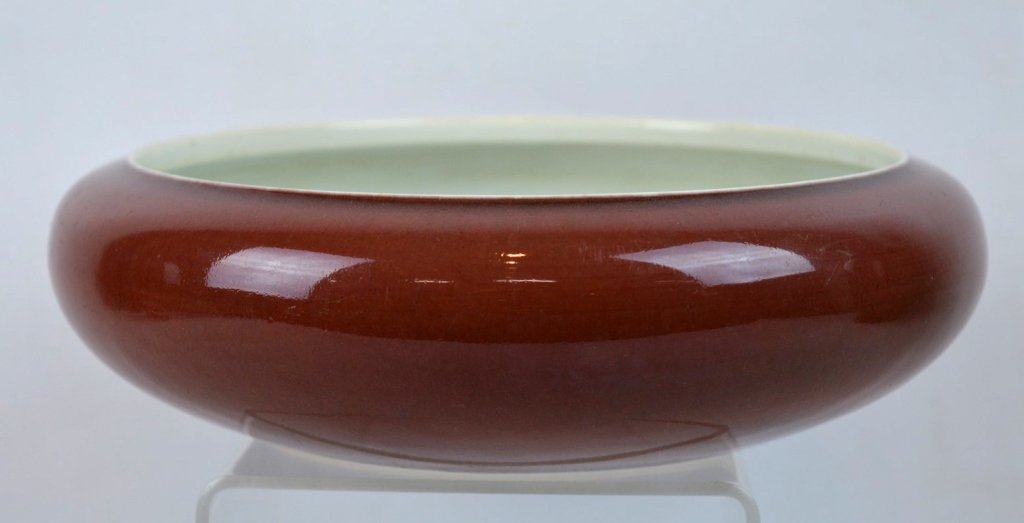 19th C Chinese Underglaze Red Porcelain Bowl (1 of 7)