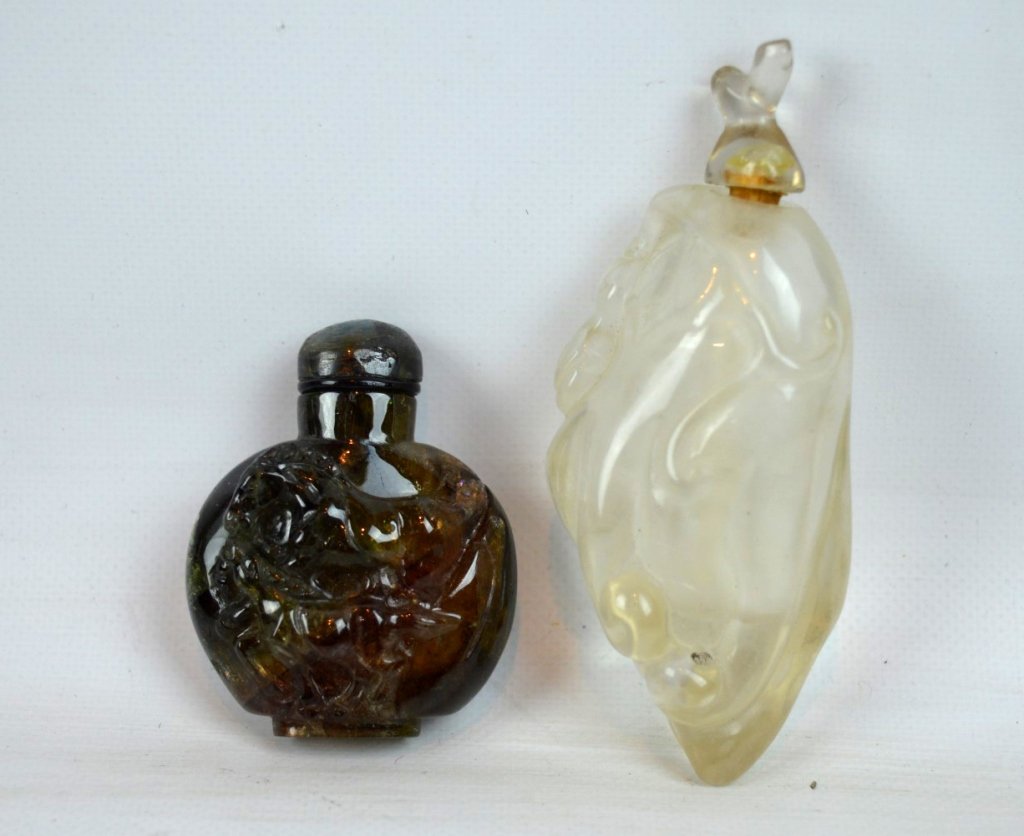 2 - Very Fine Carved Chinese Snuff Bottles (1 of 9)