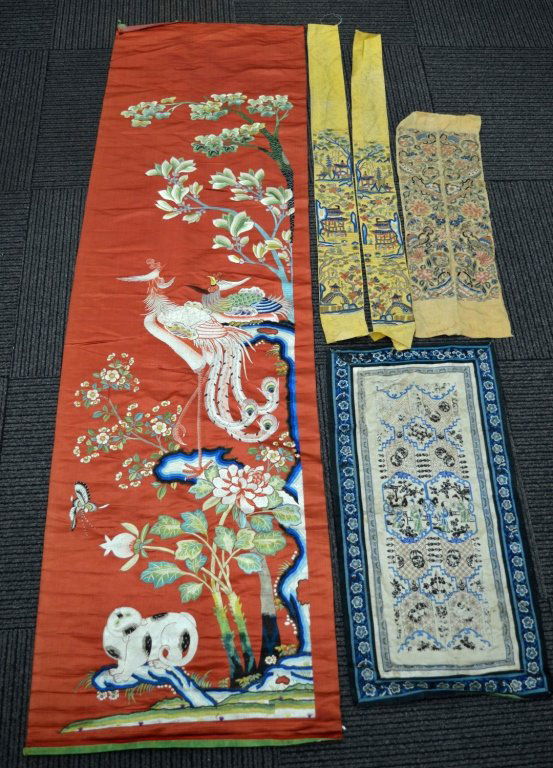 6 - Good Qing Dynasty Chinese Silk Embroideries (1 of 9)