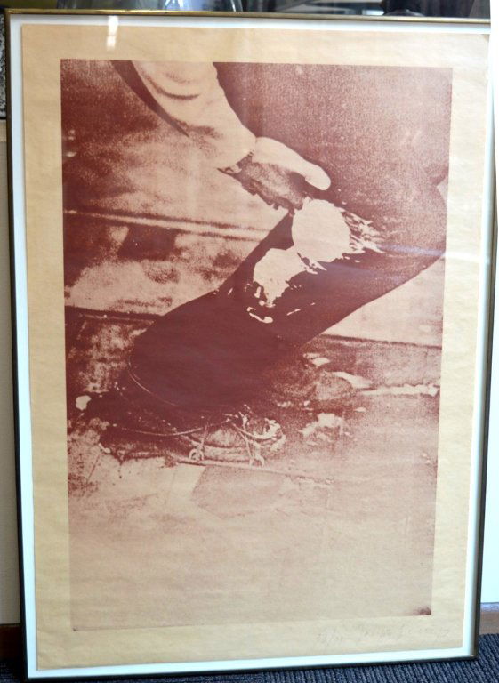 Joseph Beuys; Rare Large Print, 1 of 50 in Brown (1 of 8)