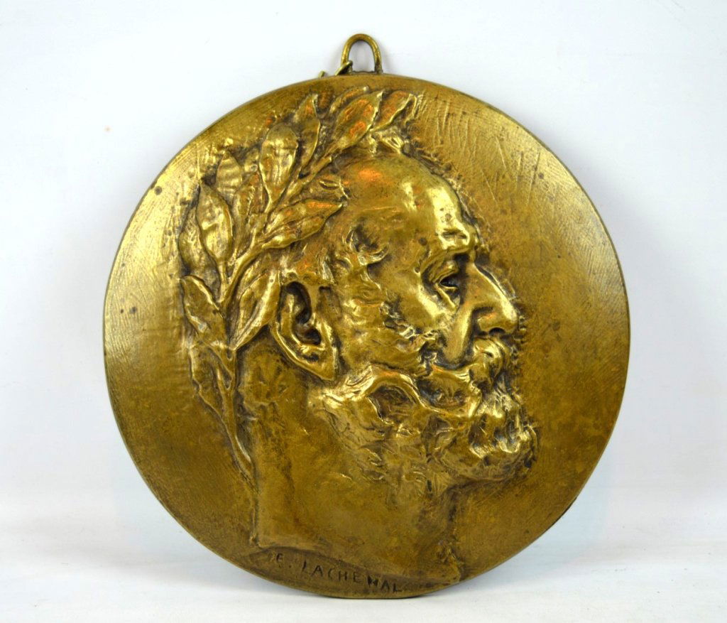 Edmond Lachenal - Bronze Portrait Victor Hugo (1 of 7)