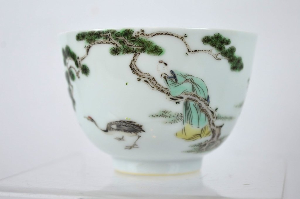 Fine Chinese Porcelain Famile Verte Cup (1 of 8)