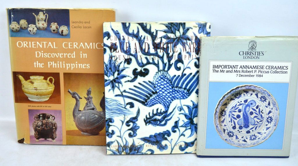 3 Books Chinese Cermics & Annamese; Philippines (1 of 8)