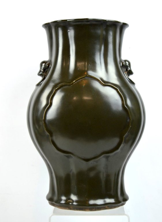 18/19th C Chinese Eel skin Glazed Porcelain Vase (1 of 10)