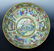 Chinese Enameled Porcelain Rose Medallion Punch