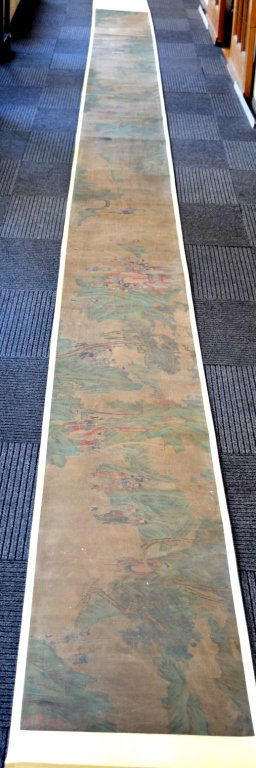 Long Chinese Historical Handscroll on Silk (1 of 10)