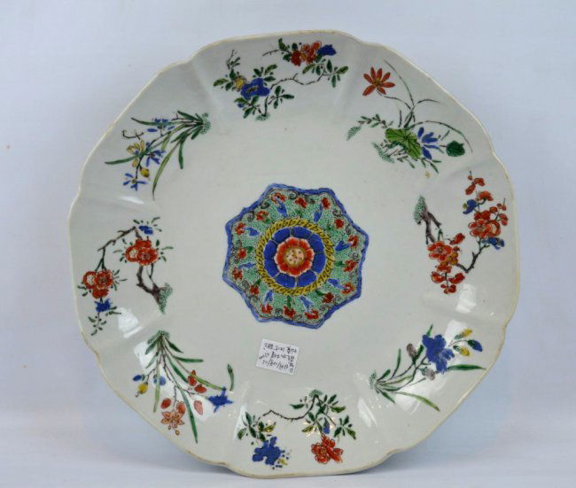 Fine Kangxi Famille Verte Chinese Porcelain Plate (1 of 9)