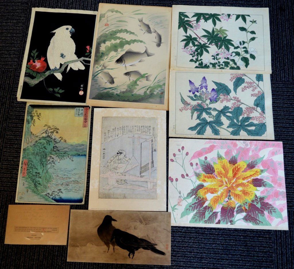 8 - Antique Japanese Woodblock Prints (1 of 10)