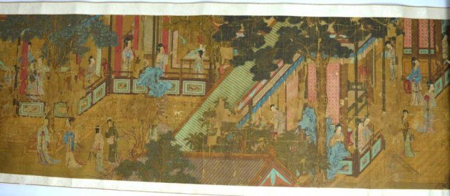 Rare Early Qing Chinese 100 Beautiful Women Scroll (1 of 10)