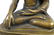 13th C Tibetan Inlaid Bronze Seated Buddha - 4