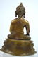 13th C Tibetan Inlaid Bronze Seated Buddha - 6