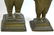Pair Antique South East Asian Solid Bronze Figures - 4