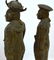Pair Antique South East Asian Solid Bronze Figures - 6