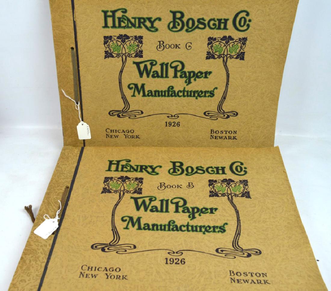 2 Pt 1926 Catalogues Henry Bosch Wallpaper Samples (1 of 8)