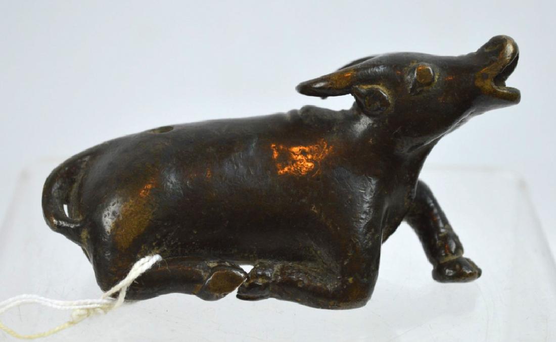 Late Ming Chinese Bronze Buffalo Water Dropper (1 of 5)
