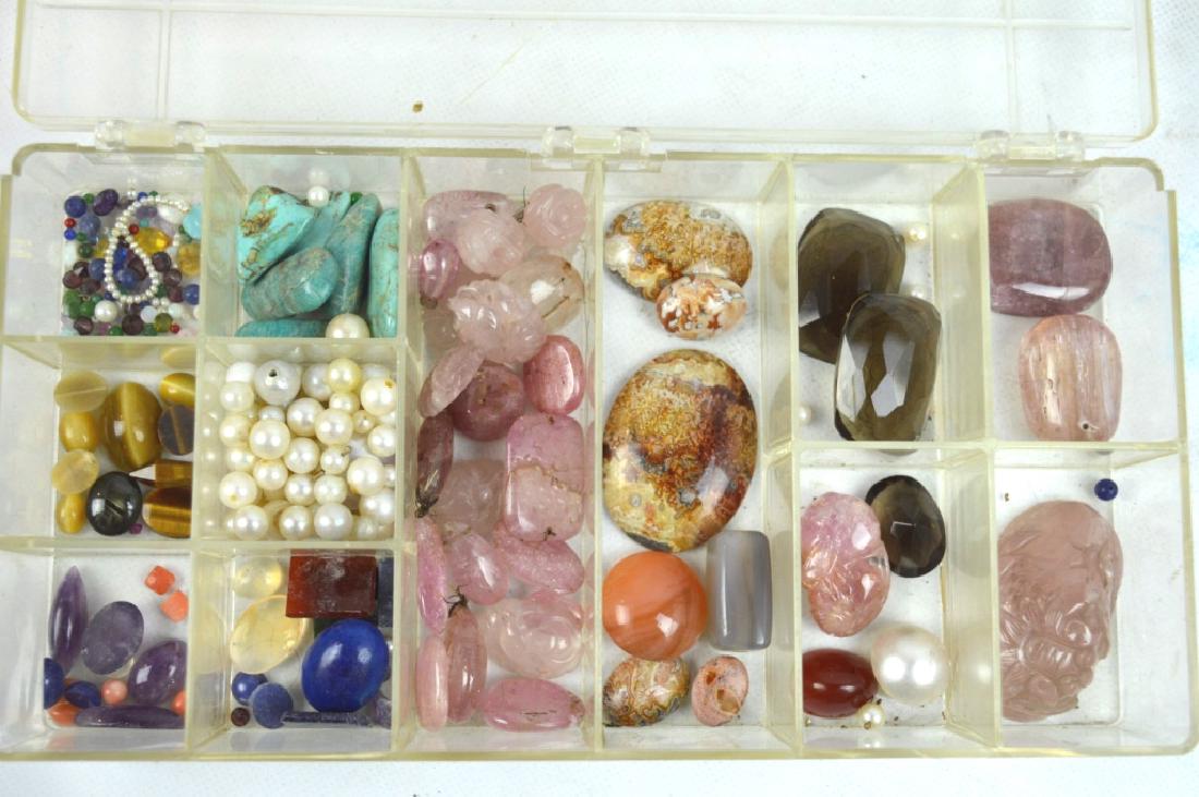 Group Cat's Eye, Tourmaline, Lapis, Coral, Etc. (1 of 7)