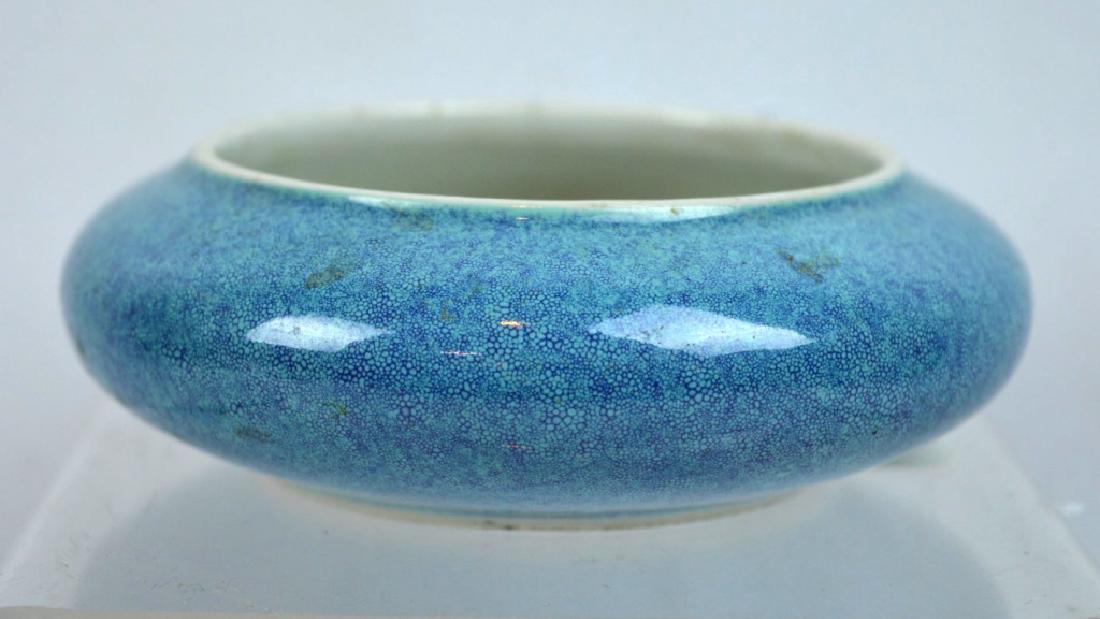 Antique Chinese Porcelain Brush Washer Robin's Egg (1 of 7)