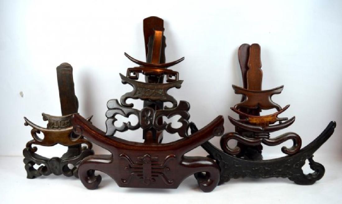 11 Antique Chinese Plate or Bowl Stands (1 of 7)