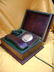 STRANGE ITALIAN TELEPHONE ABOUT 1960 IN WOOD CASE