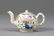 2: Staffordshire Enameled White Saltglazed Stoneware Te