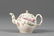 164: Staffordshire White Saltglazed Stoneware Teapot an