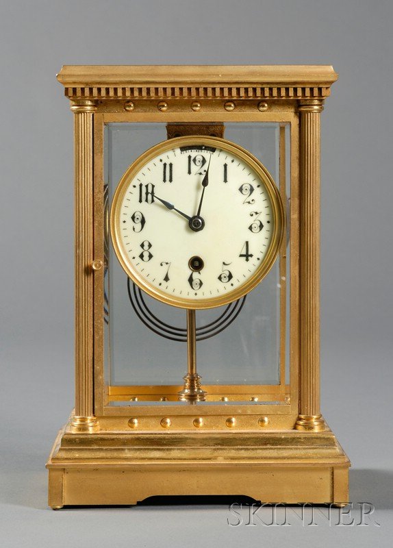 Tandem-wind Crystal Regulator by Boston Clock Compa