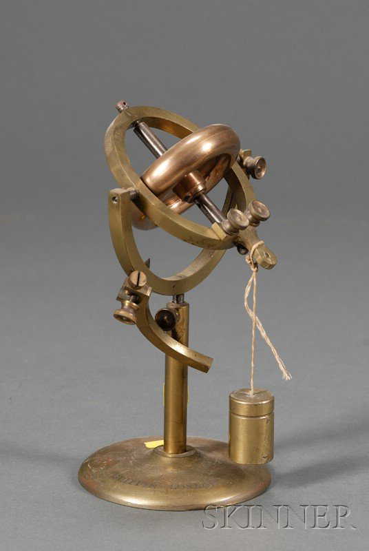 283: Brass Demonstration Gyroscope by Griffin, London,