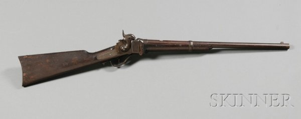 Sharps Carbine New Model 1863, serial no. 99204, n: Sharps Carbine New Model 1863, serial no. 99204, no patch box.
