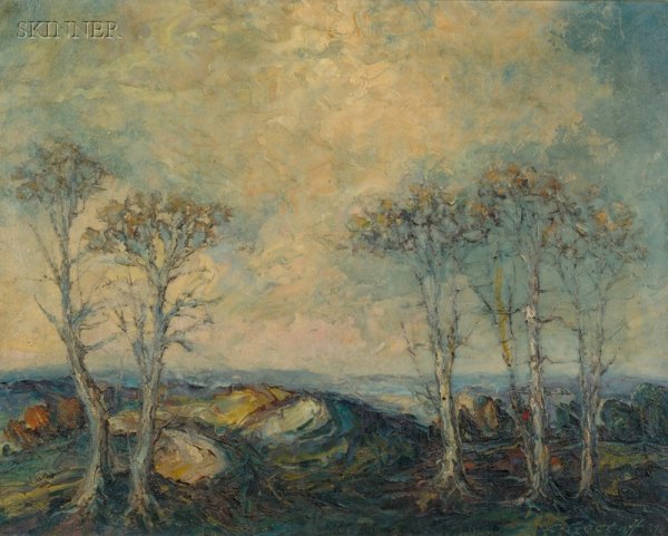 Leonid Gechtoff (American, 1883-1941), Moonlight S