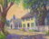 281: Two Unframed American School Oil on Canvas Landsca
