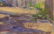 281: Two Unframed American School Oil on Canvas Landsca - 2