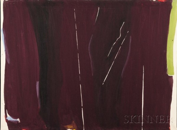 Jack Roth (American, 1927-2004), La Ligne Tremblan: Jack Roth (American, 1927-2004) La Ligne Tremblante-18 Initialed and dated "R 80" l.r., signed, dated, and titled "...Roth 80..." and identified on a label from M. Knoedler & Co., Inc., New Yo