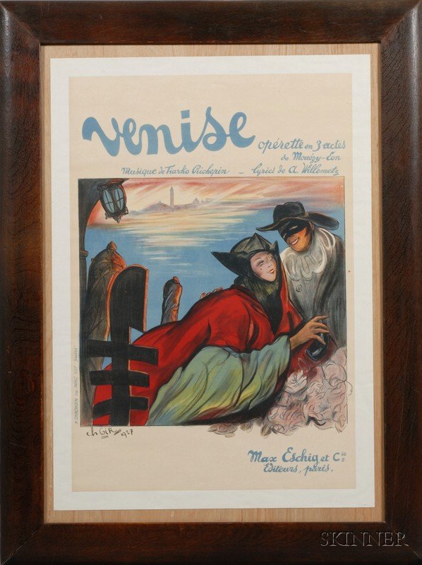 Charles Gir (French, 1883-1941) Venise, Signed an