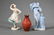 897: Three Zsolnay Decorative Articles, Hungary, 20th c