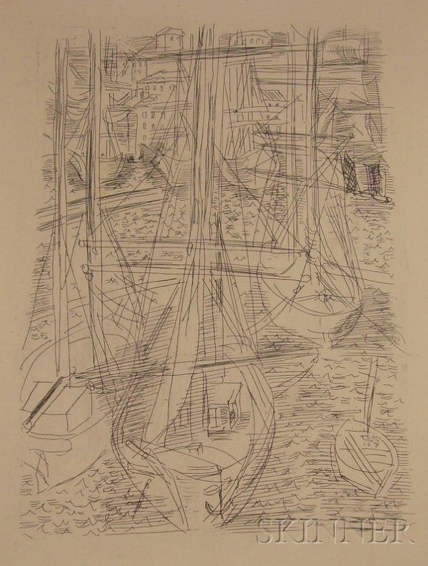 Raoul Dufy (French, 1877-1953) Double-sided Image : Raoul Dufy (French, 1877-1953) Double-sided Image from La belle-enfant ou L'amour ? quarante ans, 1930. Identified on a fragmentary label from Ferdinand Roten Galleries, Baltimore, on the mat. Etc
