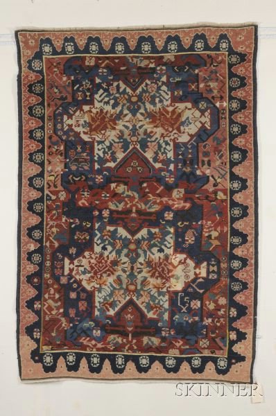 Seichour Rug, Northeast Caucasus, 19th century, 7 : Seichour Rug, Northeast Caucasus, 19th century, 7 ft. x 4 ft. 9 in.